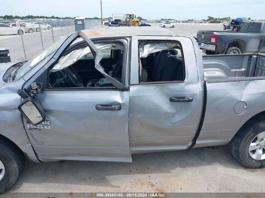 2022 Ram 1500 Classic Tradesman Quad Cab 4X2 6'4 Box VIN: 1C6RR6FG0NS158619 Lot: 39385165