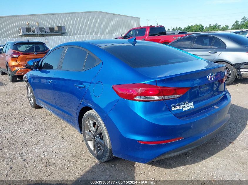 2018 Hyundai Elantra Sel VIN: 5NPD84LF9JH345291 Lot: 39385177