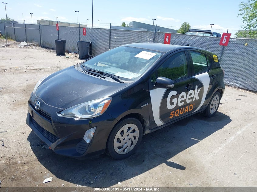 2016 Toyota Prius C Two VIN: JTDKDTB38G1124950 Lot: 39385181