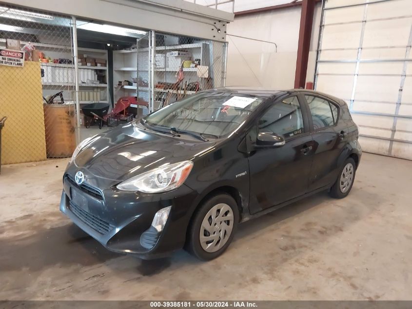 2016 Toyota Prius C Two VIN: JTDKDTB38G1124950 Lot: 39385181