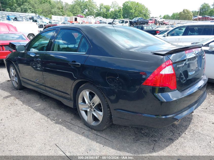 2011 Ford Fusion Sport VIN: 3FAHP0KC6BR103020 Lot: 39385197