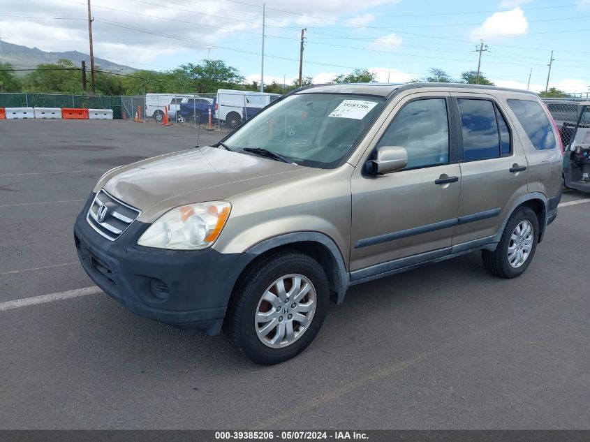 2005 Honda Cr-V Ex VIN: JHLRD78885C027485 Lot: 39385206