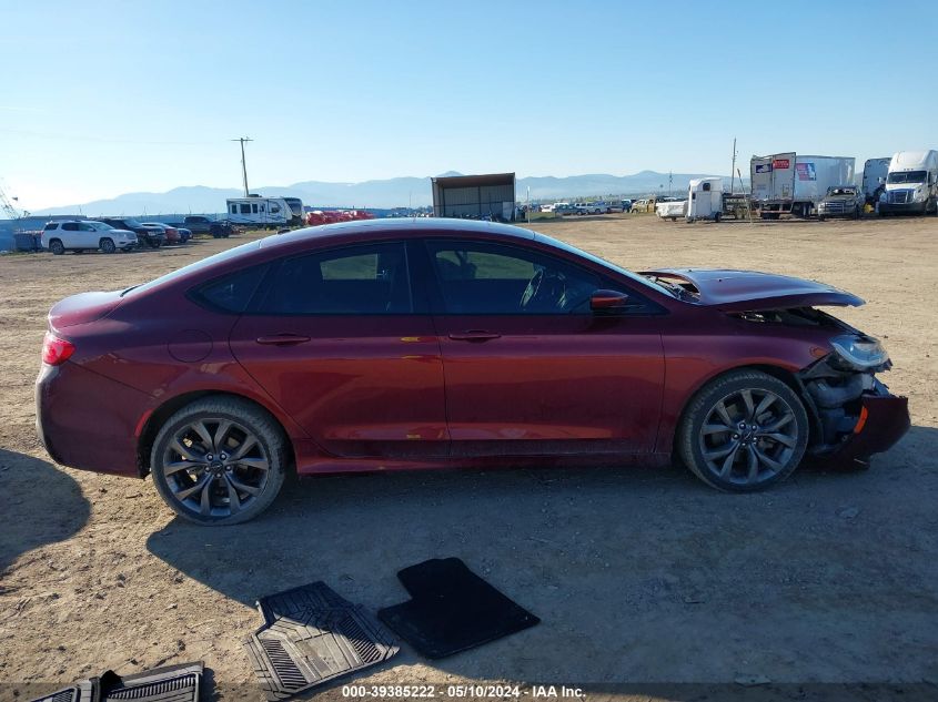 2015 Chrysler 200 S VIN: 1C3CCCDG9FN583231 Lot: 39385222