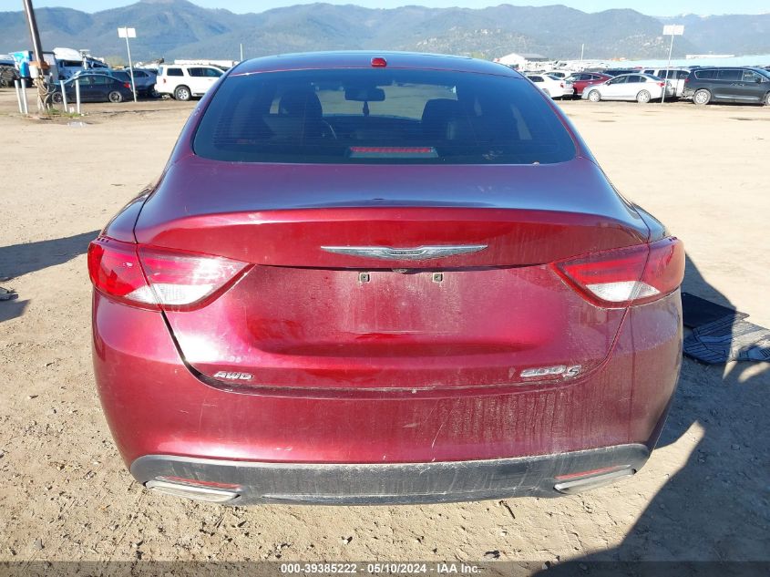 2015 Chrysler 200 S VIN: 1C3CCCDG9FN583231 Lot: 39385222