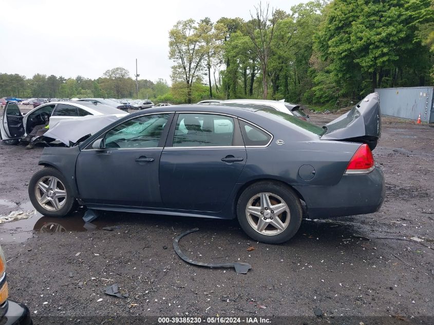 2009 Chevrolet Impala Lt VIN: 2G1WT57K191110619 Lot: 39385230