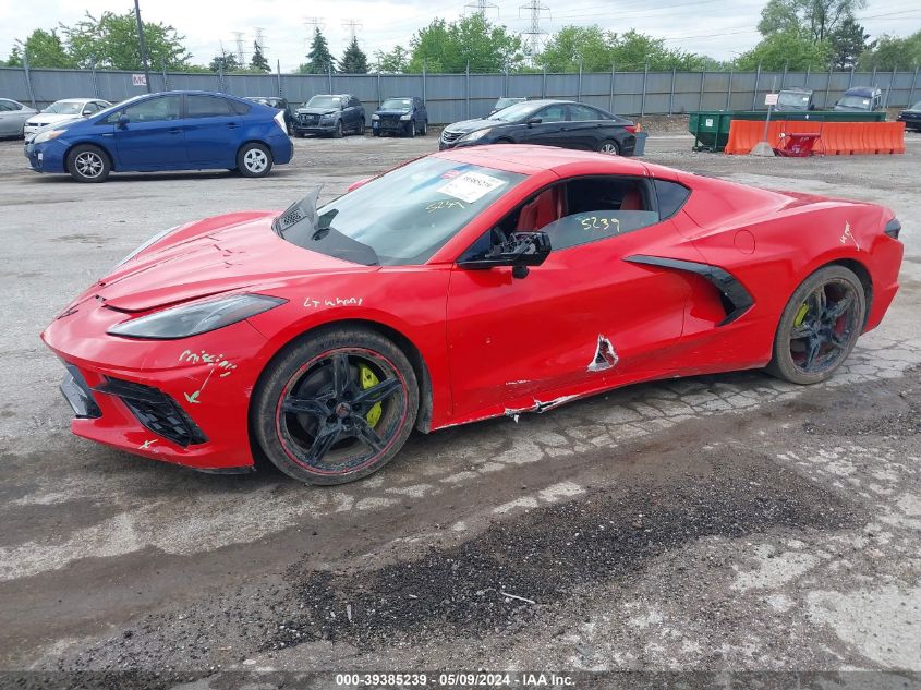 2022 Chevrolet Corvette Stingray Rwd 1Lt VIN: 1G1YA2D45N5121733 Lot: 39385239