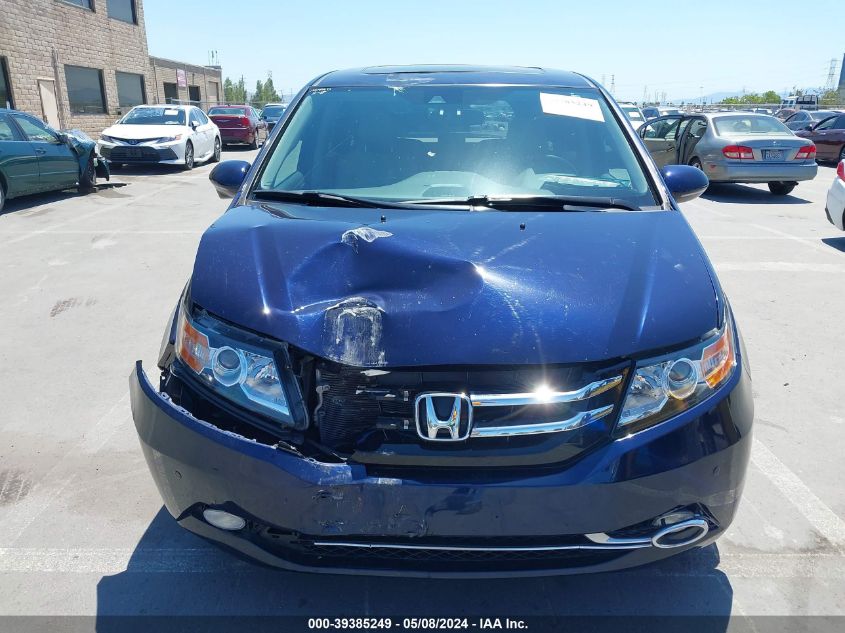 2014 Honda Odyssey Touring/Touring Elite VIN: 5FNRL5H90EB021244 Lot: 39385249