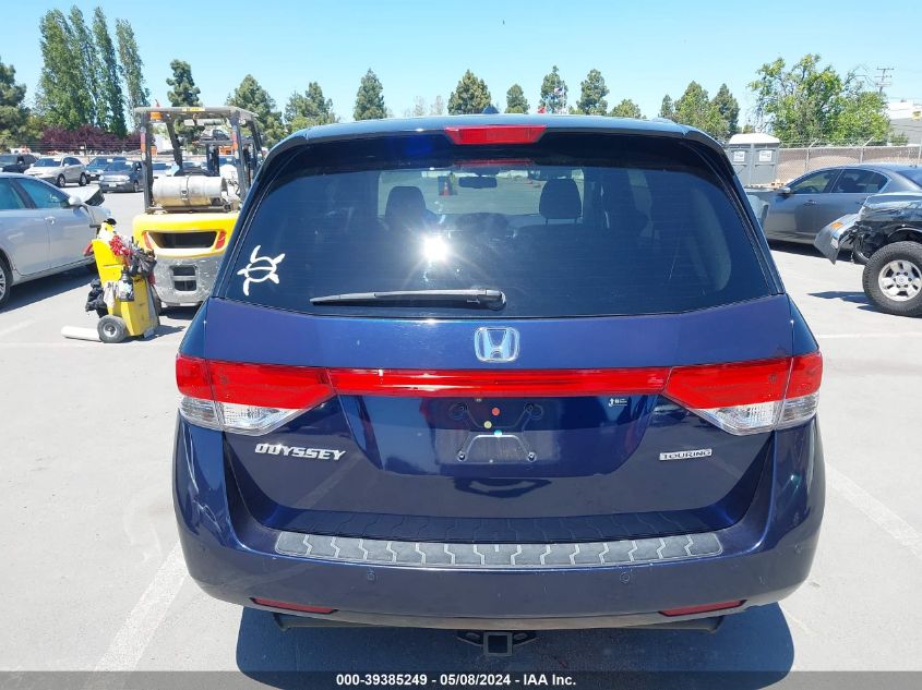 2014 Honda Odyssey Touring/Touring Elite VIN: 5FNRL5H90EB021244 Lot: 39385249