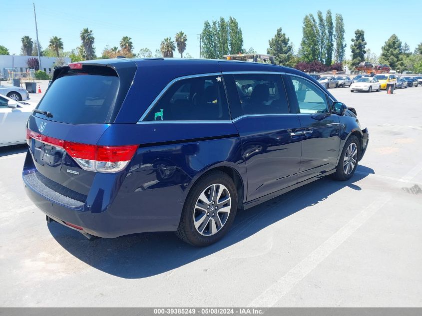 2014 Honda Odyssey Touring/Touring Elite VIN: 5FNRL5H90EB021244 Lot: 39385249