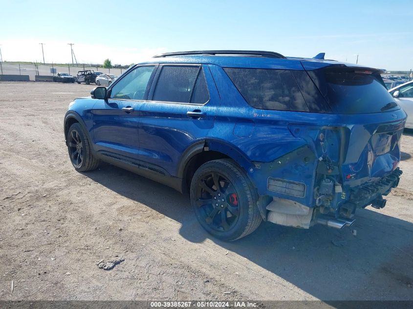 2020 Ford Explorer St VIN: 1FM5K8GC5LGA00873 Lot: 39385267