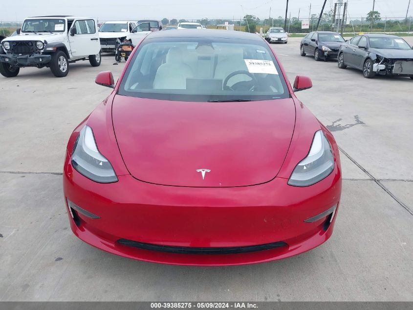 2022 Tesla Model 3 Long Range Dual Motor All-Wheel Drive VIN: 5YJ3E1EB5NF171270 Lot: 39385275