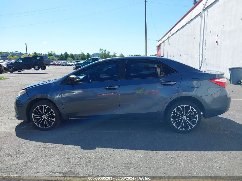 2015 Toyota Corolla S Plus VIN: 2T1BURHE0FC230962 Lot: 39385283