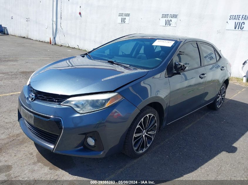 2015 Toyota Corolla S Plus VIN: 2T1BURHE0FC230962 Lot: 39385283