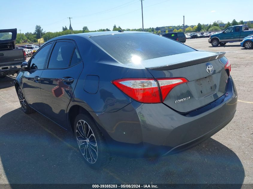 2015 Toyota Corolla S Plus VIN: 2T1BURHE0FC230962 Lot: 39385283