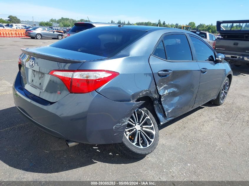 2015 Toyota Corolla S Plus VIN: 2T1BURHE0FC230962 Lot: 39385283