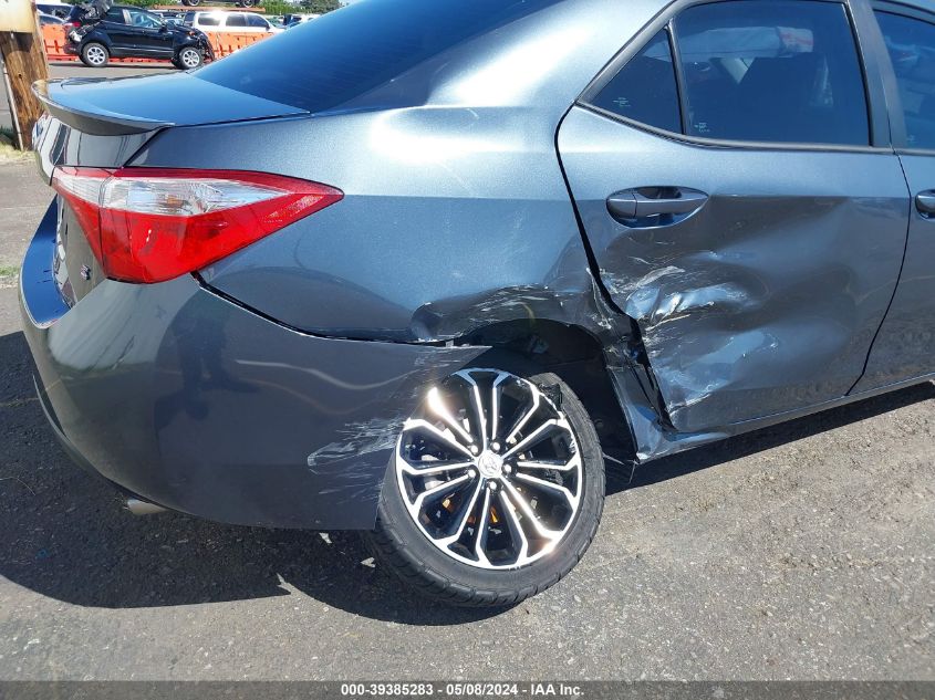 2015 Toyota Corolla S Plus VIN: 2T1BURHE0FC230962 Lot: 39385283