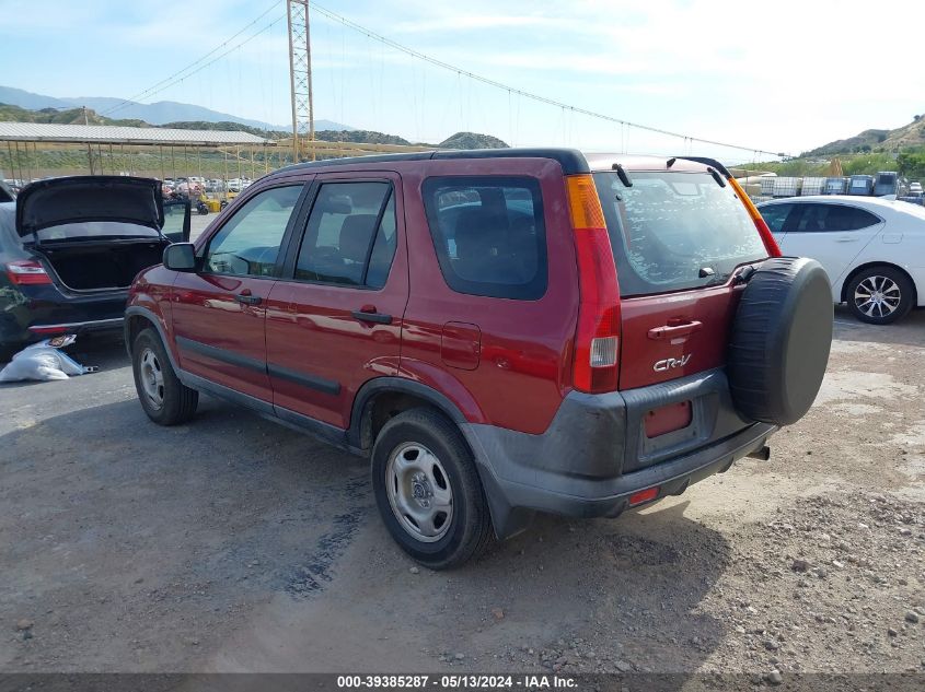 2004 Honda Cr-V Lx VIN: JHLRD684X4C022343 Lot: 39385287