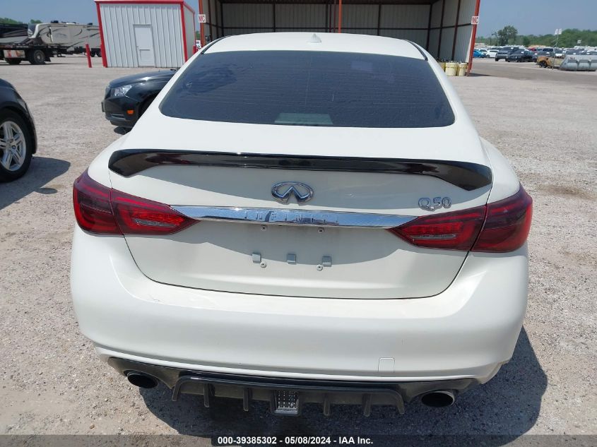 2019 Infiniti Q50 3.0T Luxe VIN: JN1EV7AP7KM516737 Lot: 39385302