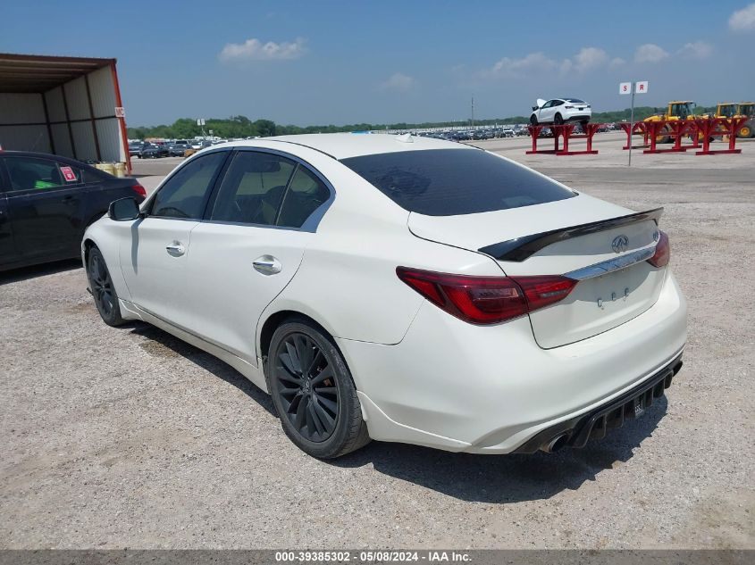 2019 Infiniti Q50 3.0T Luxe VIN: JN1EV7AP7KM516737 Lot: 39385302