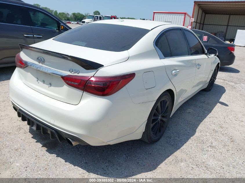 2019 Infiniti Q50 3.0T Luxe VIN: JN1EV7AP7KM516737 Lot: 39385302