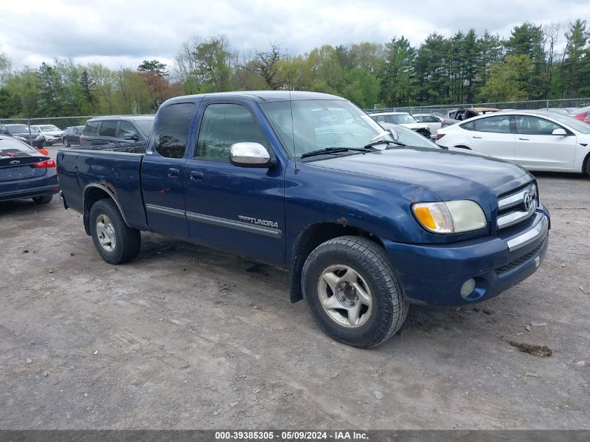 2004 Toyota Tundra Sr5 V8 VIN: 5TBRT341X4S453363 Lot: 39385305