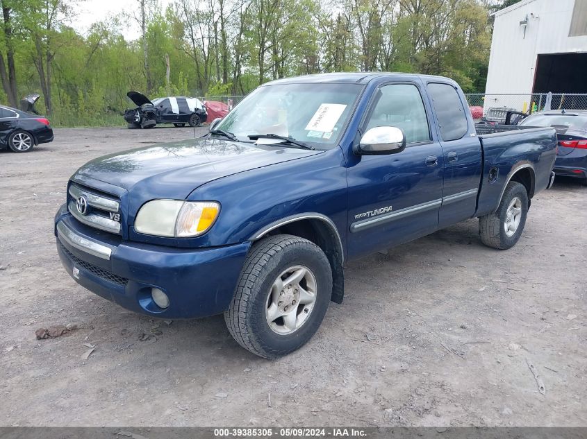 2004 Toyota Tundra Sr5 V8 VIN: 5TBRT341X4S453363 Lot: 39385305