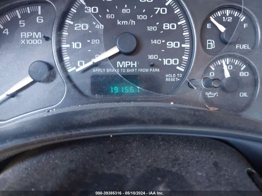 2002 Chevrolet Silverado 1500 Ls VIN: 2GCEK19T121288248 Lot: 39385316