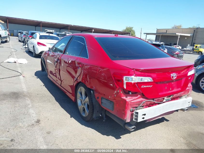 2012 Toyota Camry Se V6 VIN: 4T1BK1FK3CU501667 Lot: 39385331