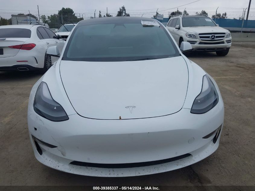 2022 Tesla Model 3 Long Range Dual Motor All-Wheel Drive VIN: 5YJ3E1EB8NF340925 Lot: 39385337