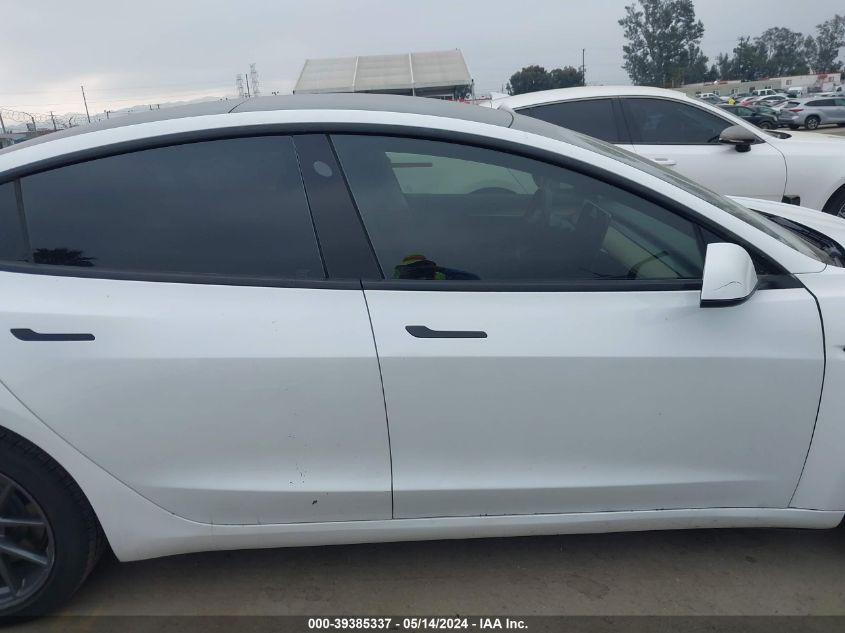 2022 Tesla Model 3 Long Range Dual Motor All-Wheel Drive VIN: 5YJ3E1EB8NF340925 Lot: 39385337
