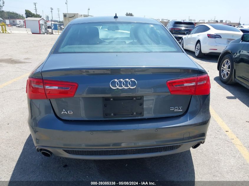 2014 Audi A6 3.0T Premium Plus VIN: WAUHGAFC9EN155076 Lot: 39385338