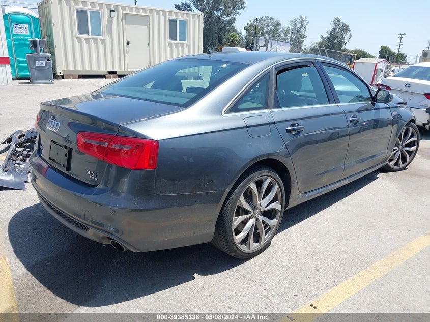 2014 Audi A6 3.0T Premium Plus VIN: WAUHGAFC9EN155076 Lot: 39385338