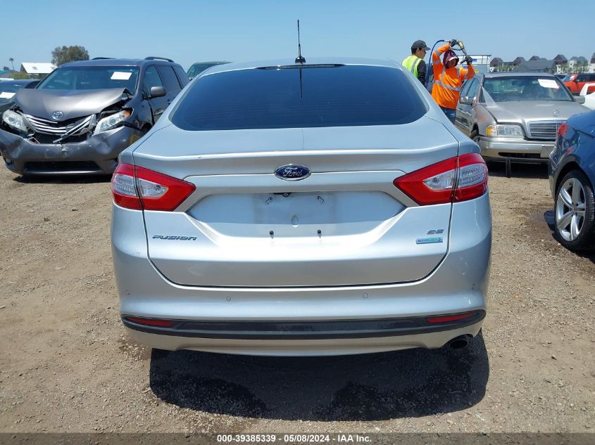 2014 Ford Fusion Se VIN: 3FA6P0HD0ER357544 Lot: 39385339