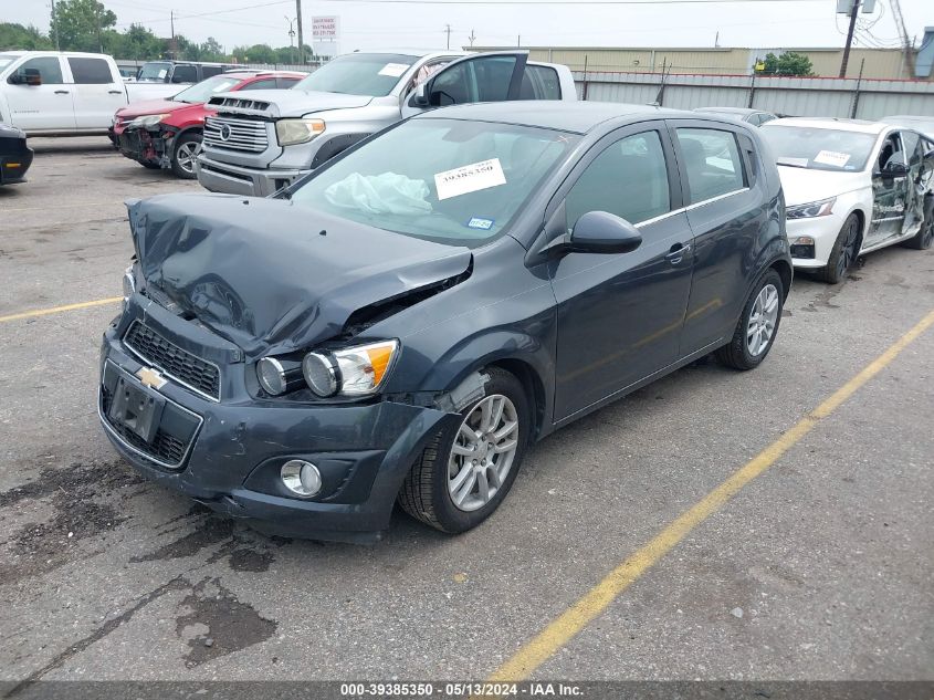 2012 Chevrolet Sonic 2Lt VIN: 1G1JC6SH6C4210108 Lot: 39385350