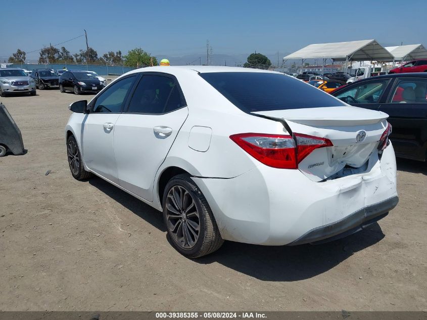 2014 Toyota Corolla S Plus VIN: 5YFBURHEXEP058700 Lot: 39385355