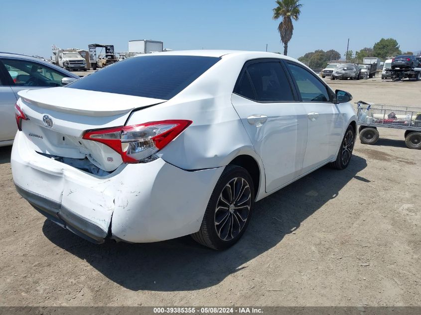 2014 Toyota Corolla S Plus VIN: 5YFBURHEXEP058700 Lot: 39385355