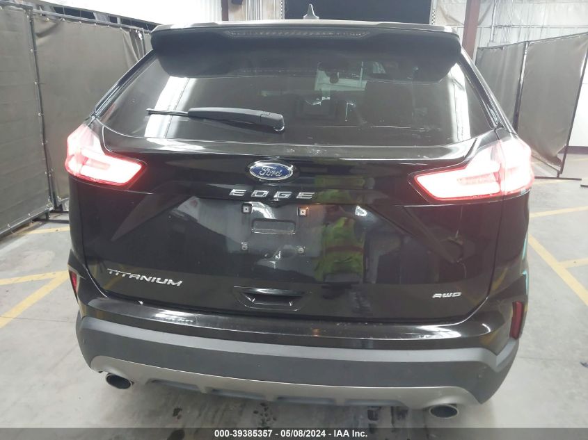 2021 Ford Edge Titanium VIN: 2FMPK4K90MBA20289 Lot: 39385357