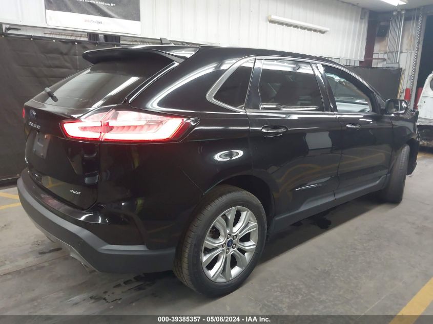 2021 Ford Edge Titanium VIN: 2FMPK4K90MBA20289 Lot: 39385357