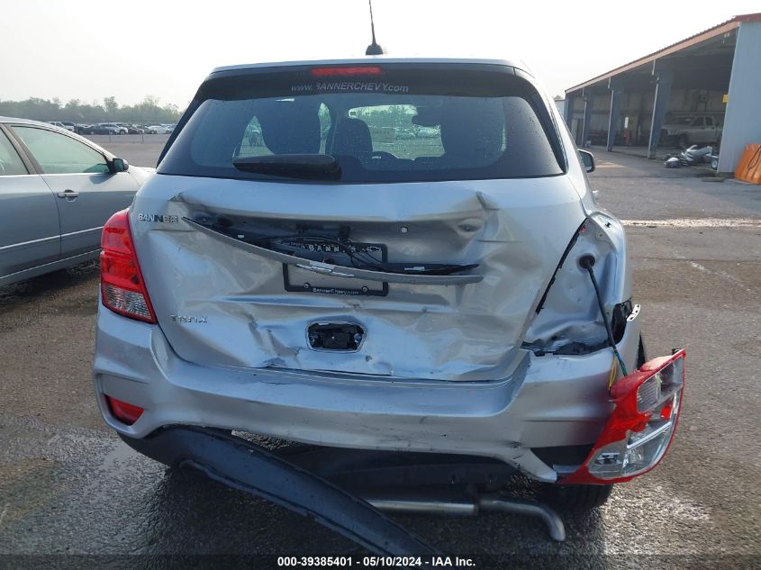 2020 Chevrolet Trax Fwd Ls VIN: 3GNCJKSB8LL281001 Lot: 39385401