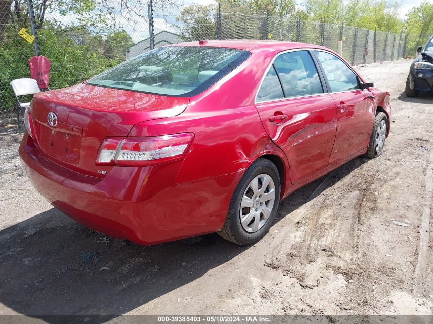 2011 Toyota Camry Le/Se/Xle VIN: 4T4BF3EK4BR102840 Lot: 39385403