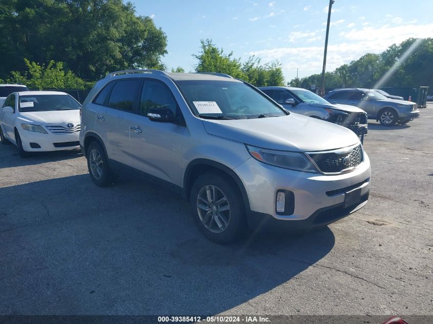 2014 Kia Sorento Lx VIN: 5XYKTCA62EG447189 Lot: 39385412