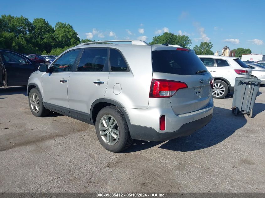 2014 Kia Sorento Lx VIN: 5XYKTCA62EG447189 Lot: 39385412