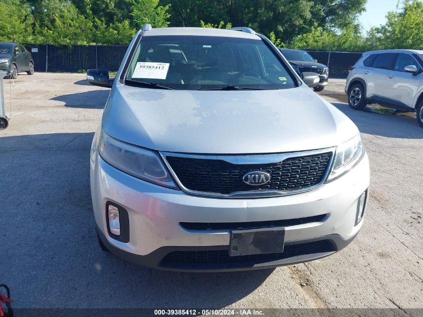 2014 Kia Sorento Lx VIN: 5XYKTCA62EG447189 Lot: 39385412