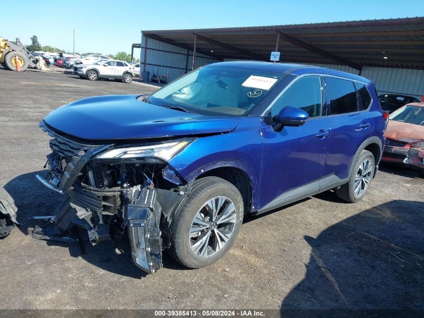 2021 Nissan Rogue Sv Fwd VIN: 5N1AT3BA5MC810372 Lot: 39385413