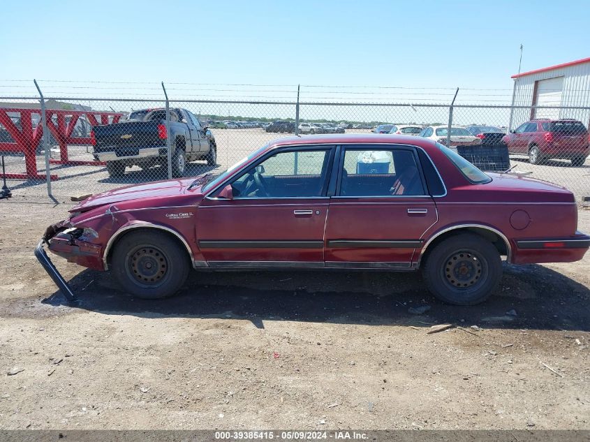 1989 Oldsmobile Cutlass Ciera Sl VIN: 2G3AM51W4K2395181 Lot: 39385415