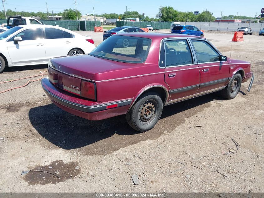 1989 Oldsmobile Cutlass Ciera Sl VIN: 2G3AM51W4K2395181 Lot: 39385415