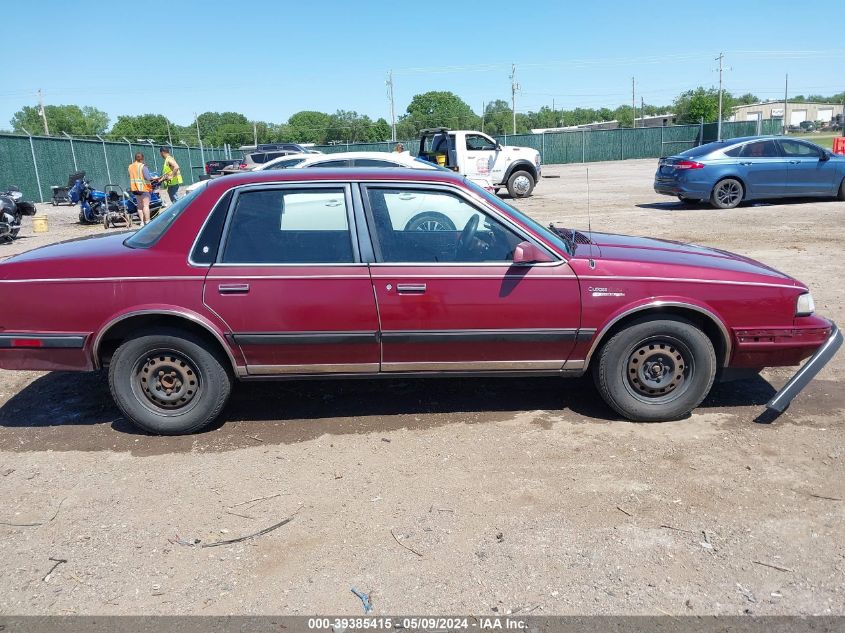 1989 Oldsmobile Cutlass Ciera Sl VIN: 2G3AM51W4K2395181 Lot: 39385415