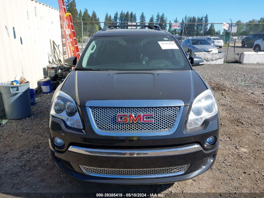 2012 GMC Acadia Denali VIN: 1GKKVTED7CJ395658 Lot: 39385418