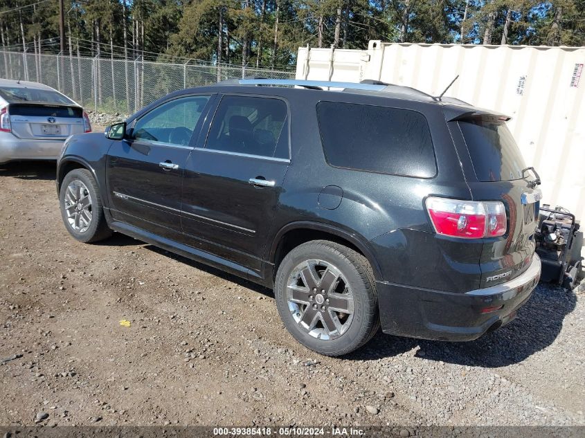 2012 GMC Acadia Denali VIN: 1GKKVTED7CJ395658 Lot: 39385418