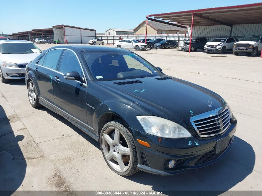 2007 Mercedes-Benz S 65 Amg VIN: WDDNG79X37A100954 Lot: 39385444